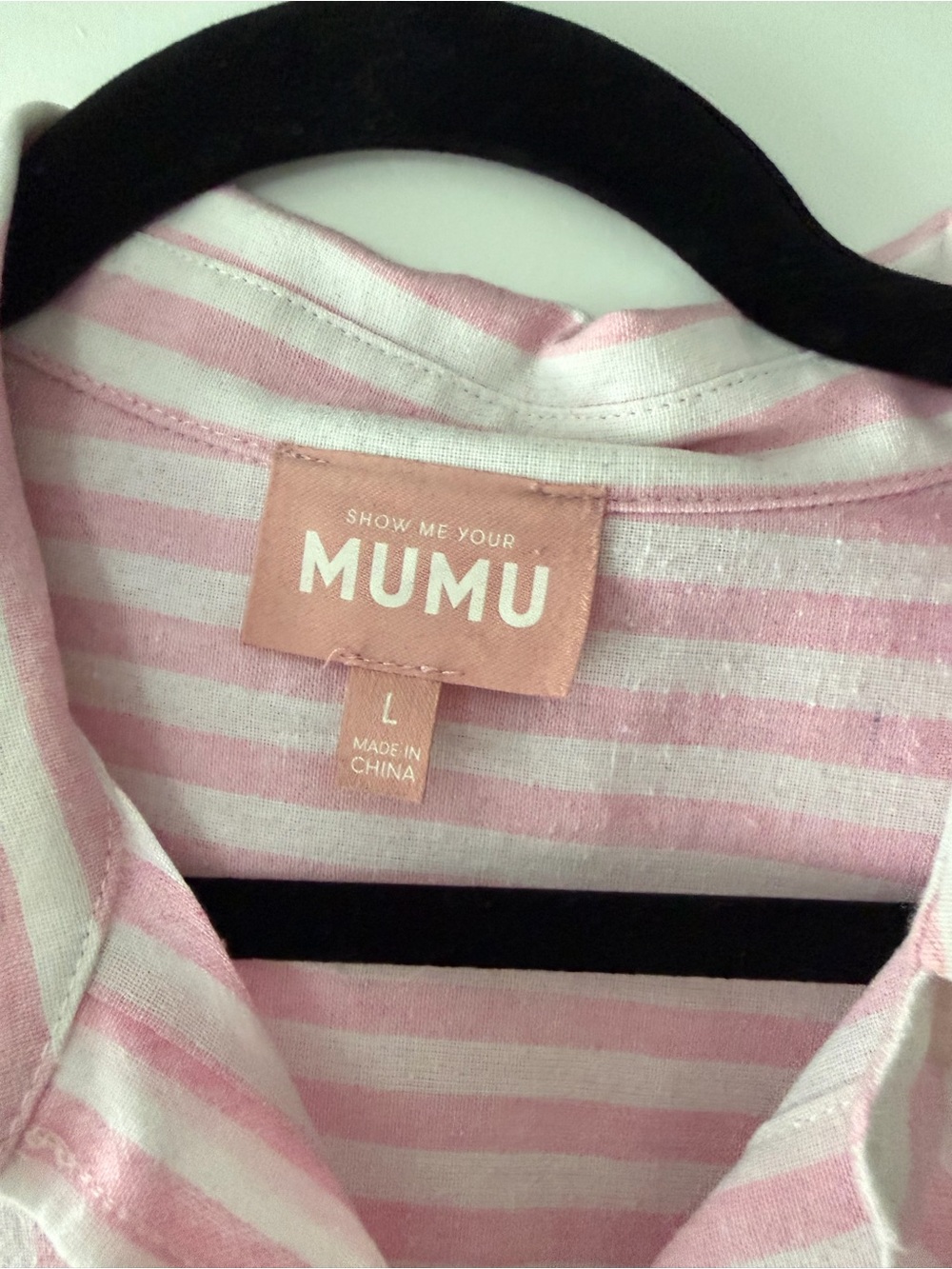Show Me Your Mumu Pink and White Striped Dress
